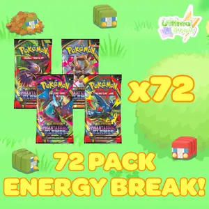 Pokemon Phantasmal Flames LIVE Energy Break - 72 Booster Packs