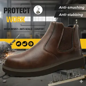 Steel Toe Safety Shoes: Maximum Protection, Puncture Proof, Smash Proof, Built for Heavy-Duty Industrial Jobs