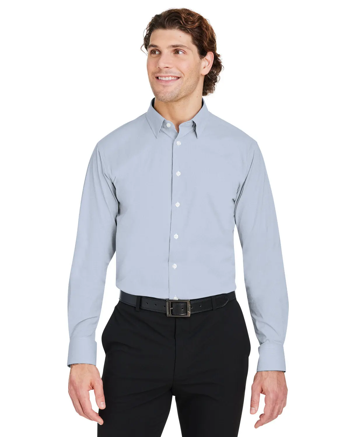 Devon & Jones DG537 CrownLux Performance Microstripe Dress Shirt