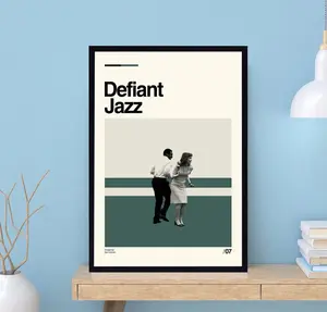 Defiant Jazz - Severance Poster, Severance Tv Series Poster, Midcentury Art, Retro Poster, Minimalist Art, Vintage Poster, Home Decor