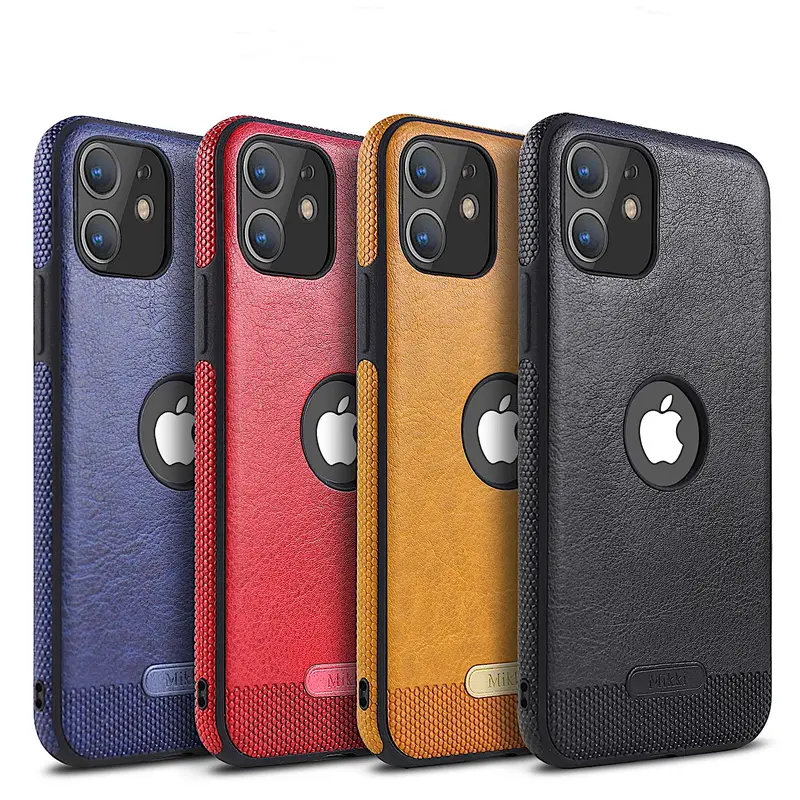 For iPhone 14 13 12 11 Plus Pro Max Mini XS Leather Ultra Thin Protective Case iPhone Accessories With Good Protection