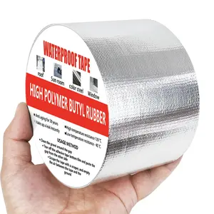 Super waterproof tape, self-adhesive waterproof roll for roof cracks, strong waterproof patching material, Waterproof Bond Seal, high viscosity, high temperature resistant, butyl rubber