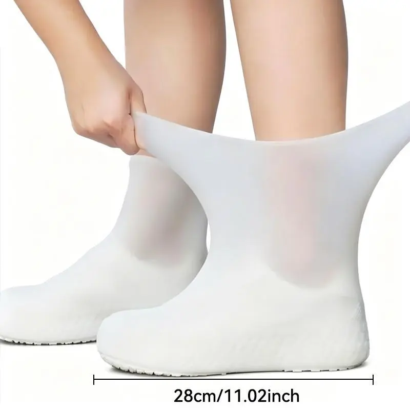 Outdoor Reusable Latex Rain Boot Covers, Waterproof, Durable, Multiple Colors Available (Home Supplies Rain Protection Accessory)