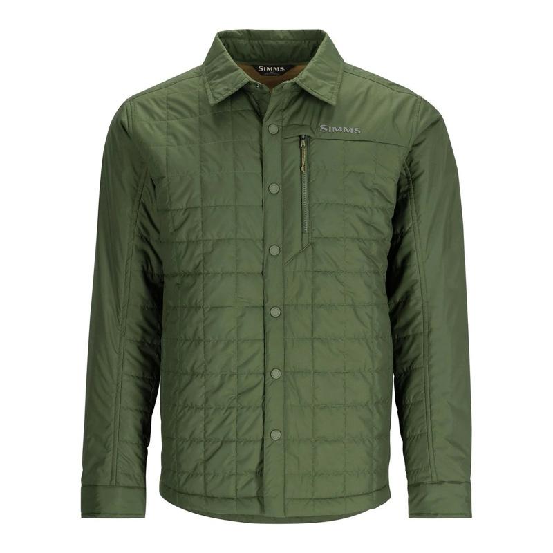 Simms Fall Run Shacket -Green (Lg) Jackets Coats Outerwear