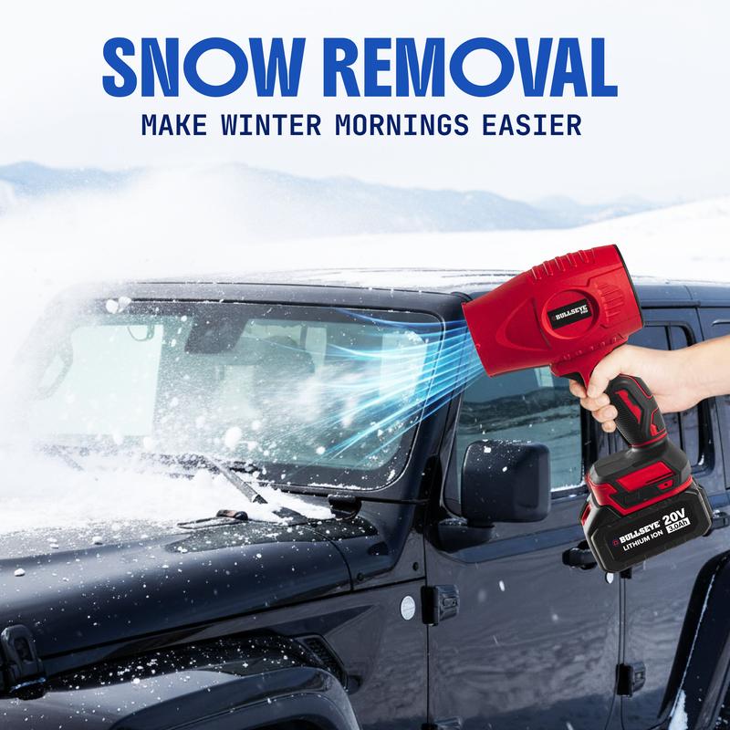 Bullseye Blower Rechargeable Cordless Leaf Dust Air Blaster