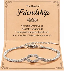 Tarsus Love Knot Friendship Bracelet - Female Costume Jewelry, Ideal Birthday Gift for Daily Casual Wear