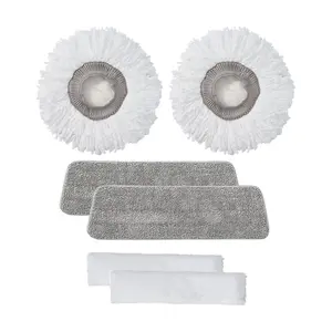 True & Tidy 6pc Replacement Mop Pad Set for SPRAY-360