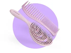 Anti-Breakage Brush & Detangling Comb Set