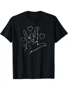 Men's and for Asl I Love You Sign Language T-Shirt
