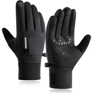 Winter gloves for men and women — waterproof thermal gloves for cold weather, warm running/cycling gloves, snow gloves with touchscreen compatibility