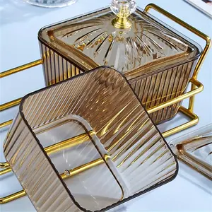 2pcs/3pcs/4pcs/6pcs Nuts Box with Lid, Dry Fruit Container, Snack Tray with Plastic Tray, Transparent Nut Jar, Creative Snack Can, Decorative Fruit Bowl