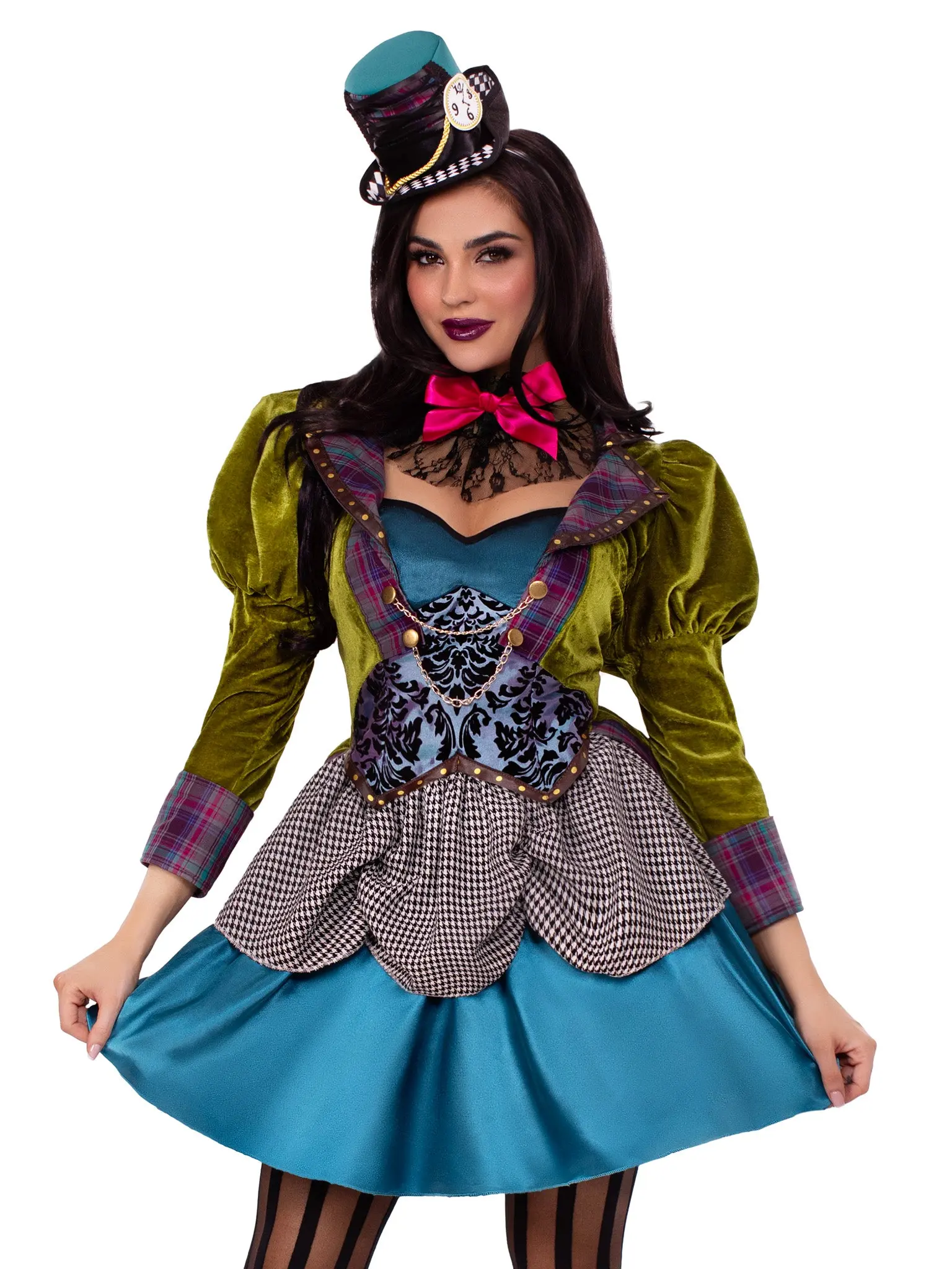 Deluxe Mad Hatter Wonderland Halloween Costume Deluxe Mad Hatter Wonderland Halloween Costume