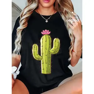 100% Cotton Cactus Shirt Adult Men Women Cactus Costume T-Shirt