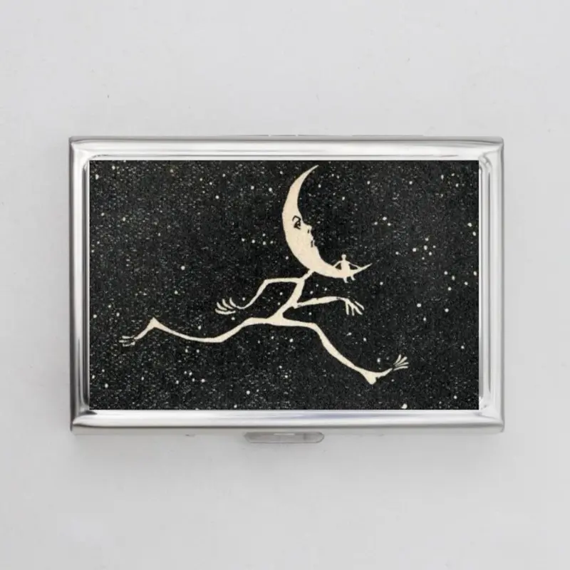 cigarette moon Moon Cigarette Cigarette Case or Card Hold cigarette moon Moon Cigarette Cigarette Case or Card Hold