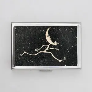 Moon Cigarette Cigarette Case or Card Hold