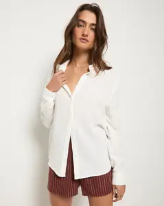 Whitecap Gauze Button Up Shirt