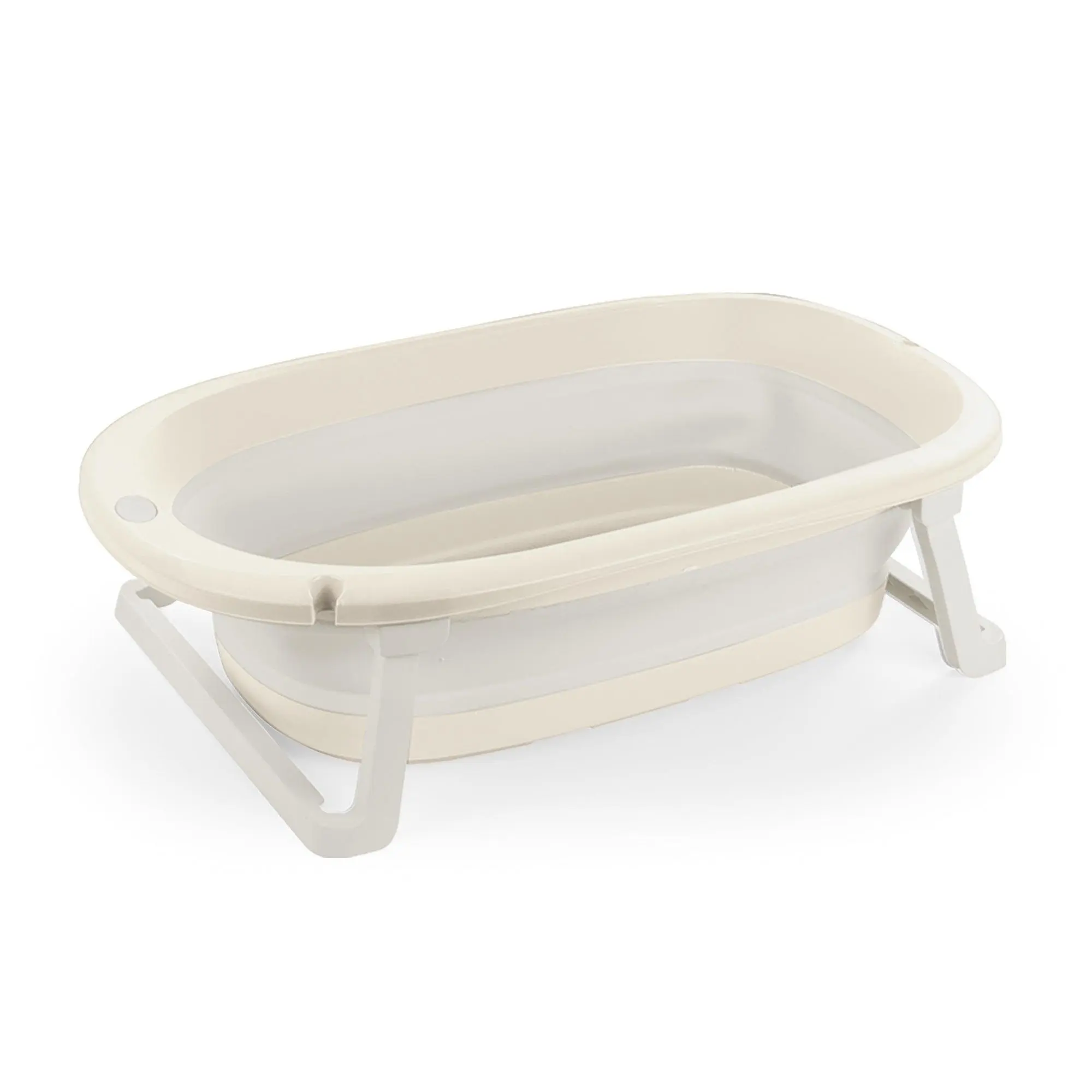 Dolu Nuve Foldable Baby Bathtub Collapsible Infant Bath Tub for Newborns, Beige Dolu Nuve Foldable Baby Bathtub Collapsible Infant Bath Tub for Newborns, Beige