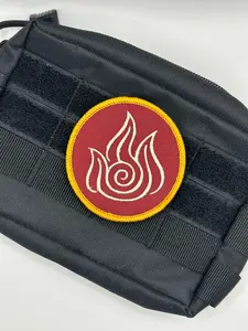 Firebending Patch: Sew-On, Iron-On, or Velcro