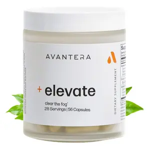 Avantera Elevate Premium Nootropic Supplement - Beat Brain Fog - Best Focus Supplements for Memory & Focus Support - Energy Without Crash - 56 Count Pills for Women & Men*