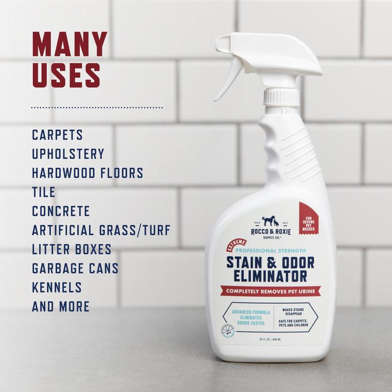 Rocco & Roxie Extreme Stain & Odor Eliminator | Clean Carpets, Floors and Sofas