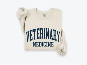Veterinary Medicine Tshirt Sweatshirt Hoodie, Veterinary Medicine Pullover, Crewneck Sweatshirt, Veterinarian Sweatshirt Classic Cotton