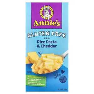 Annie's Homegrown Rice Pasta & Cheddar, Gluten Free, 6 oz (170 g)
