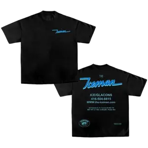 Unisex THE ICEMAN Drake Vintage T-Shirt, Short-Sleeve Round Neck Streetwear Top, Black Casual Graphic Tee for Rap Music Fans, Y2K Summer Concert Apparel,summervibes