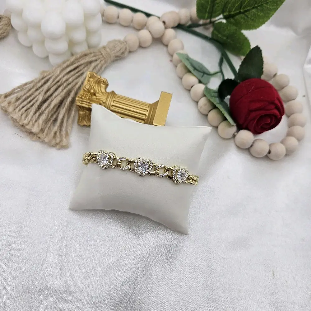 LaYaiBoutique #2599 Heart Bracelet – 14K Gold-Filled – High Quality
