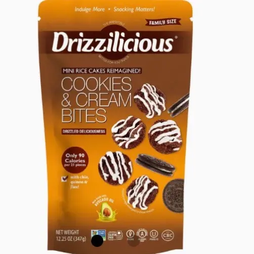 Drizzilicious Cookies & Cream Bites Mini, 12.25 oz