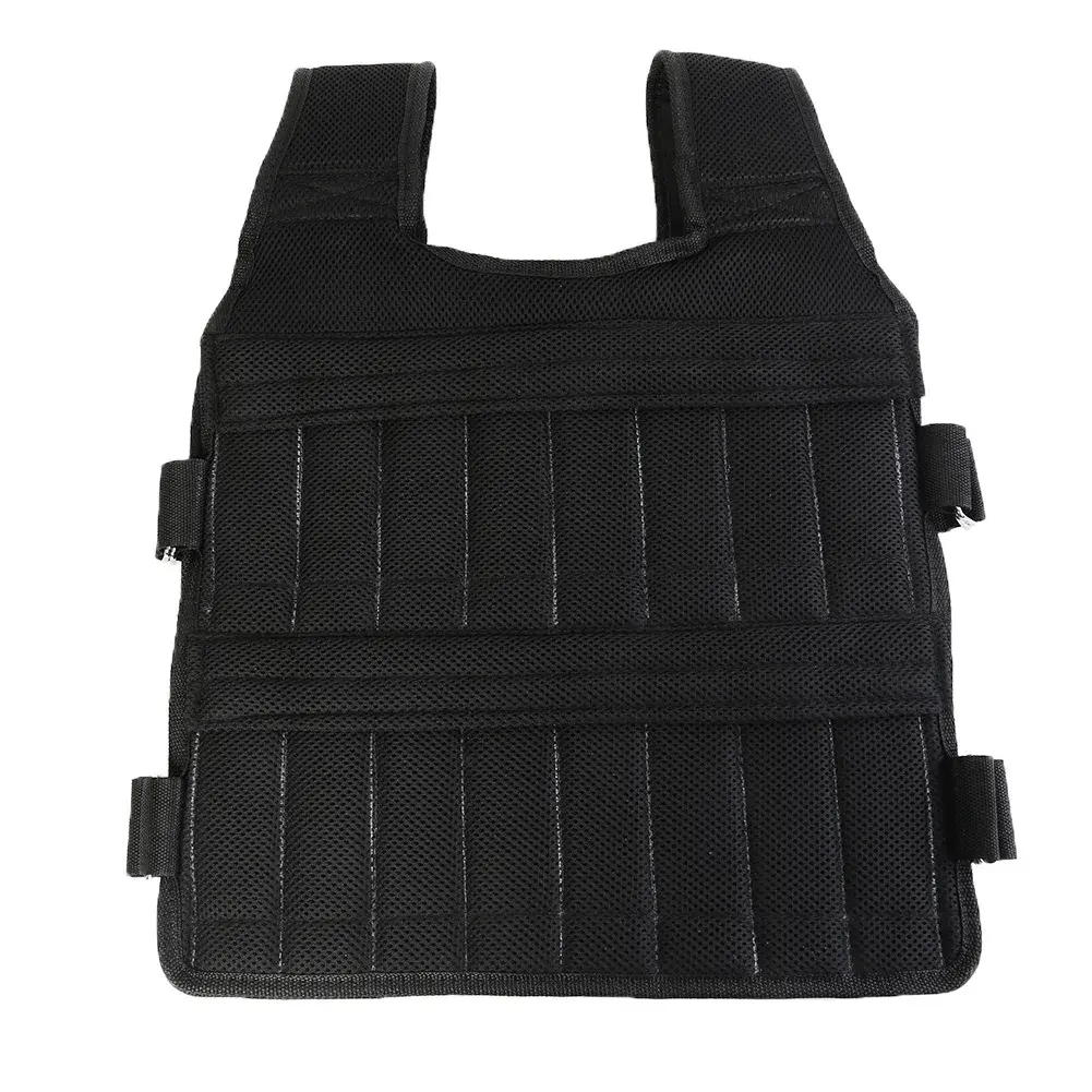 3/15/20/35/50Kg Loading Weight Vest Jacket Sand Clothing for Running Training Fitness Equipment Adjustable Waistcoat Jackets VKTECH