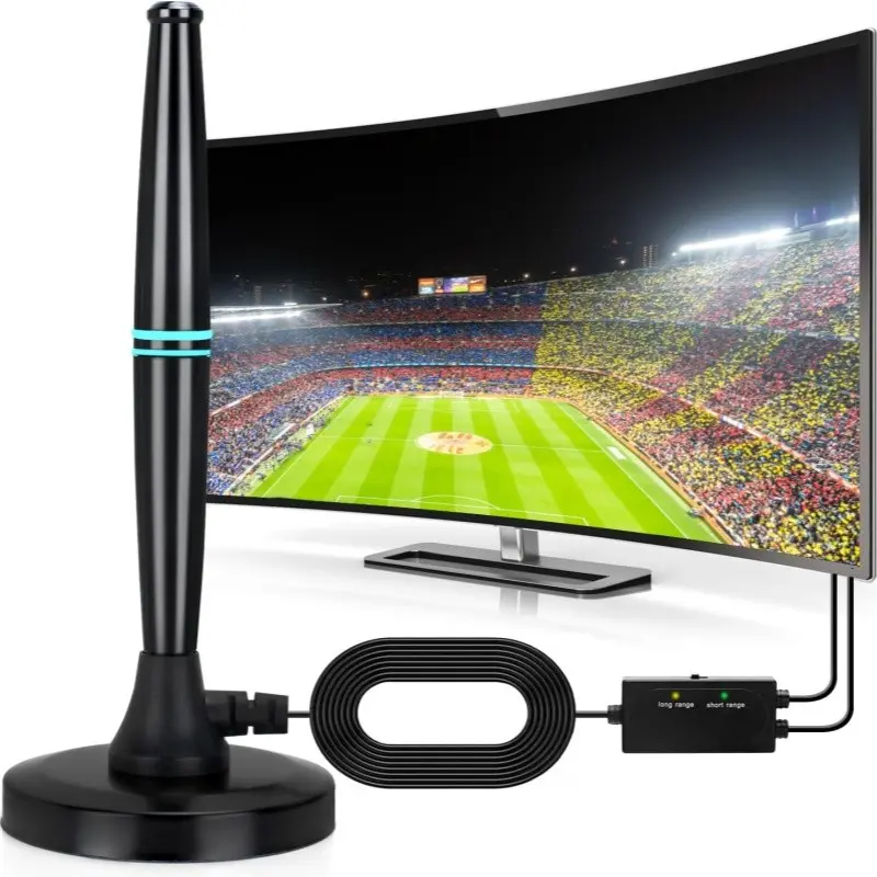 2026 4K 1080P High Gain TV Antenna, Indoor HDTV Antenna, Outdoor Digital TV Antenna for Clear HD Reception, Ideal for Home Entertainment