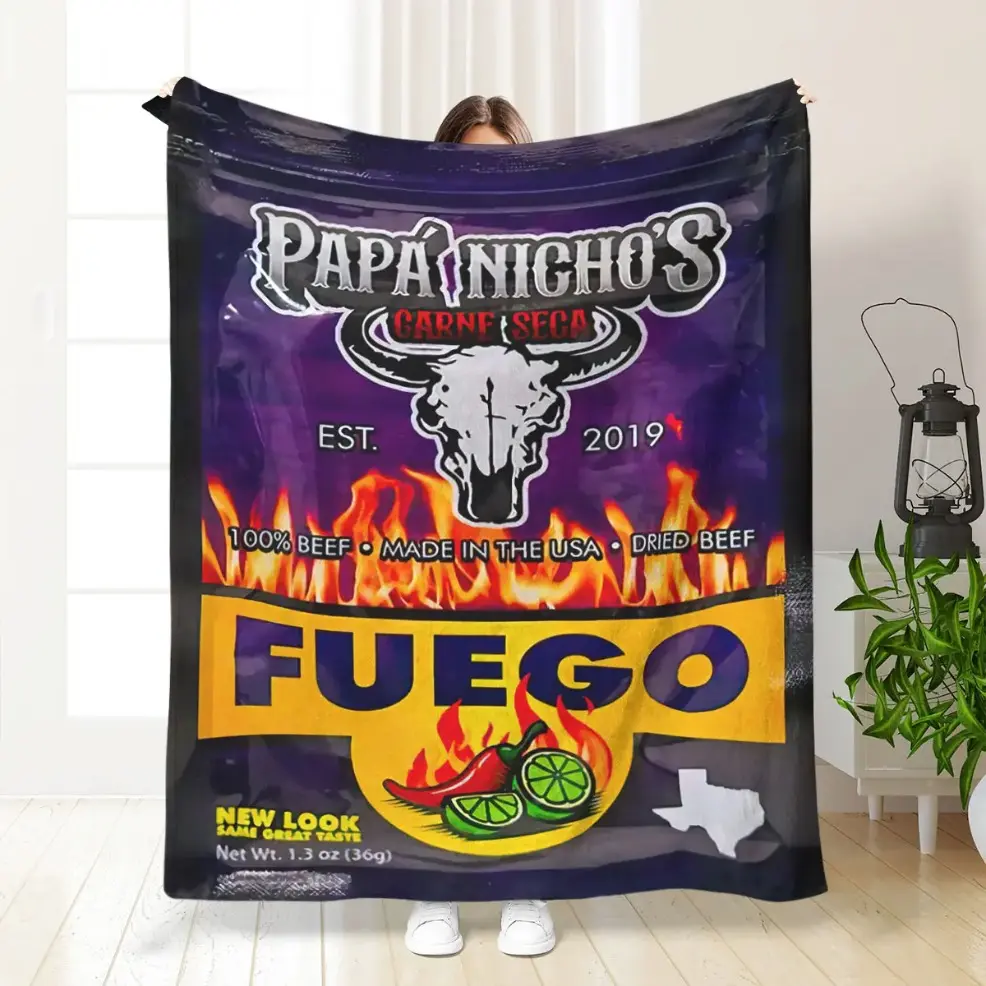 Nicho Fuego Blanket Made in Usa, Baby blankets and adult blankets, Adult Fluffy Snuggle Blanket, Creative Air Conditioning Room Accessory, Cozy Home Decor, Soft Fleece Blanket, Thick Warm Blanket, Flannel Fleece Blanket, All Season Use, Birthday Christmas