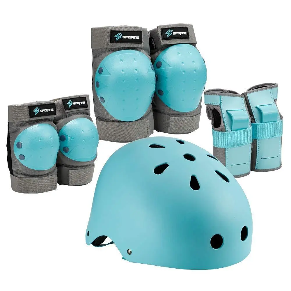 Kids' Unicorn Skateboarding Helmet and Pad Set, 7-Piece Adjustable Gear for Girls Ages 5-8, Durable PVC Shell for Cycling & Rollerblading, 5 To 8 Years, All-Around Safety Protections, Children, Eps Foam, Eva Plastic, Impact Resistance, Outdoor Activities,