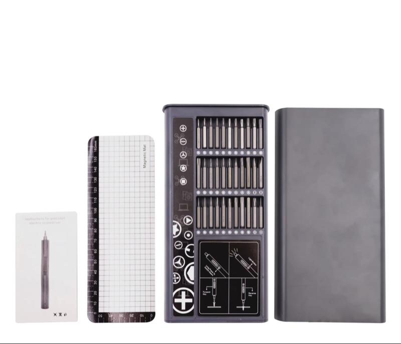 Promotion Multi-function Mini Electric Screwdriver 75 in 1 Magnetic Electronic Lithium-ion Charge Power Screwdriver Set