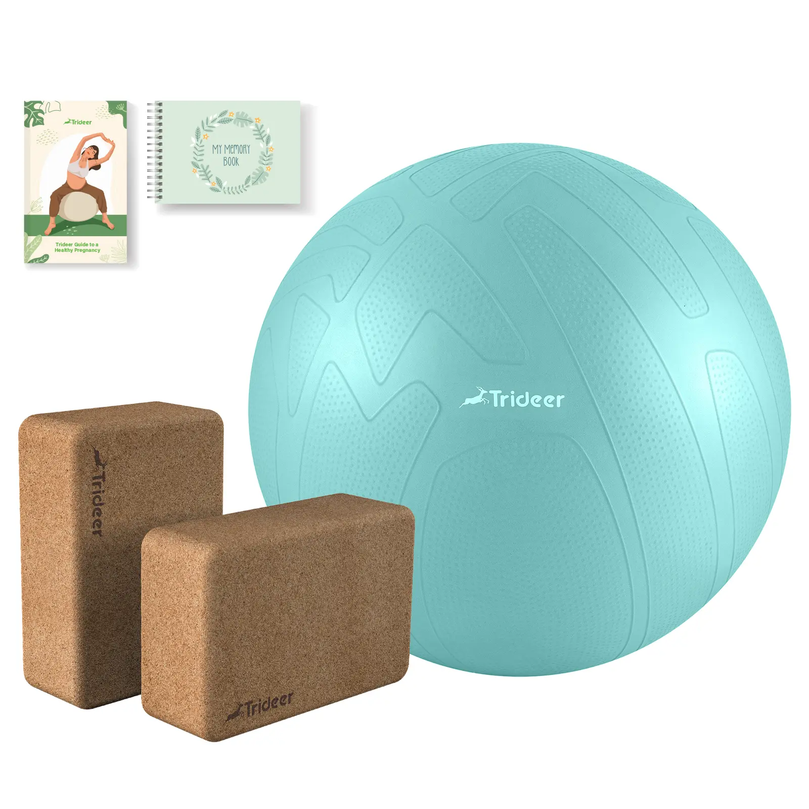 Blue75cm+Cork Yoga Blocks