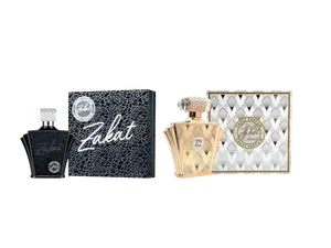 Zakat Parfums | Z2 + Z6 | 100 ML Per Botlle | Unisex Fragrances | Citrus - Fruity & Sweet Notes