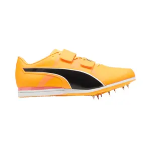PUMA Mens Evospeed Triple JumpPv 12 Ultraweave Spikes Sneakers Shoes - Orange