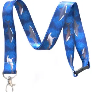 Execucat Break Away Lanyard - Ocean Wild Life - ID Badge Holder & Keychain