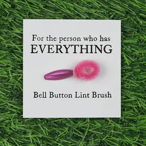 Funny Gag Gift, 1-100pcs Belly Button Lint Brush, Portable Cleaner with Card, Ideal for Holidays & Parties, Unique Home Decor, Home Decoration, Goodie Bag Stuffers