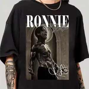 Black Falling in Reverse T-Shirt with Ronnie Radke Signature and Band Logo - Iconic Unisex Music Merch