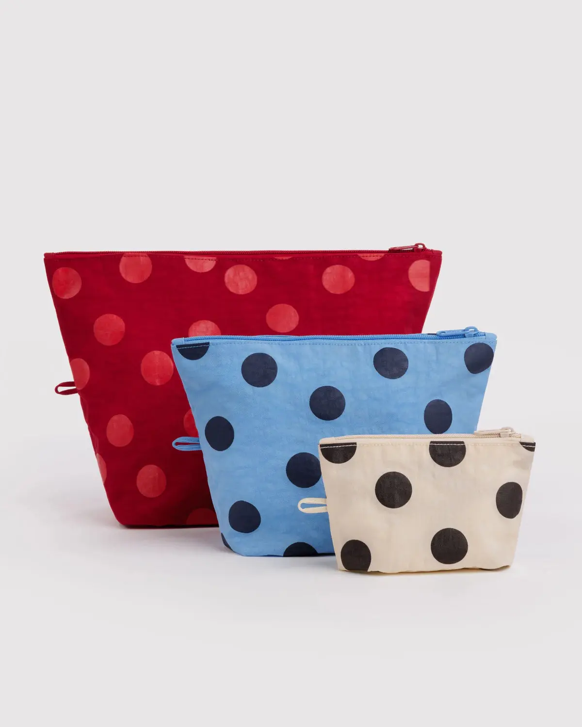 BAGGU- Go Pouch Set- Polka Dot Mix