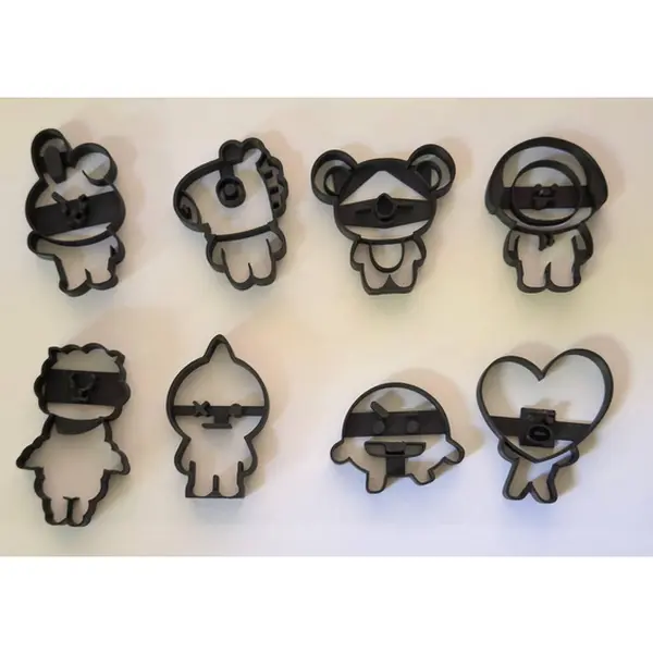 K-pop Character Cookie Cutter all BT21