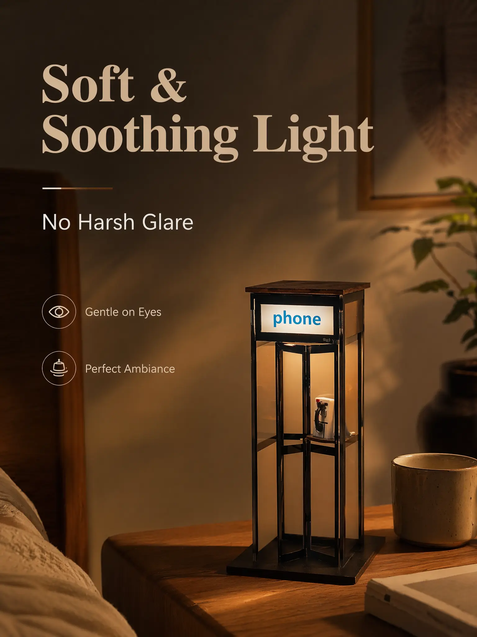 Retro Telephone Booth Lamp - Festive Home Decor,cheap bedroom decor,cool stuff for room,decor for living room, Room Decor, Unique Gifts