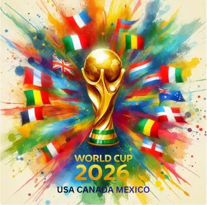 Soccer 2026 Sticker – USA Canada Mexico Football Vinyl Decal, Waterproof Laptop Water Bottle Sticker, Fan Gift