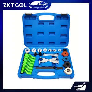 ZKTOOL 25PC Quick Disconnect Tool Set - Automotive Vehicle Tool for A/C, Fuel & Transmission Systems, Mechanics’ Line Disconnect Kit Compatible with Most Ford, Chevy, GM Models, for Auto Repair Technicians & DIY Enthusiasts