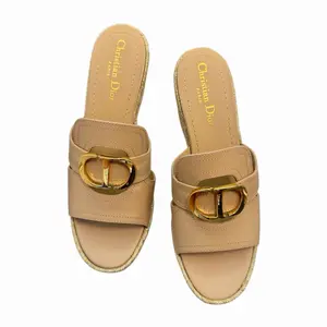Christian Dior 30 Montaigne Wedge Slide - 39.5