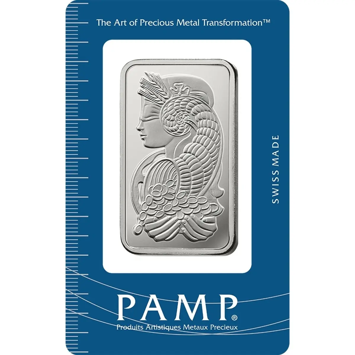 Pamp Suisse Lady Fortuna 1 oz Silver Bar - In Assay Card