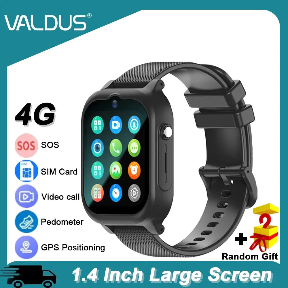 VALDUS VK26 4G Kids Smartwatch – GPS, Video Call, SOS & HD Camera