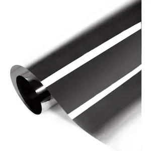 Way  Window Film, Mirror Reflective Glass Window Tint Non-Adhesive Cling for  & Office Daytime , Heat Control, UV Rejection, Glare Reduction (Black-, 23.6" x 118")