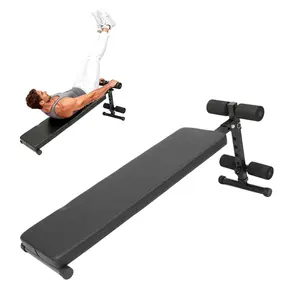 Folding Adjustable Sit-Up Bench for Home Gym, Ab Workout Bench with 220 lbs Capacity, Easy Assembly, Space-Saving Design